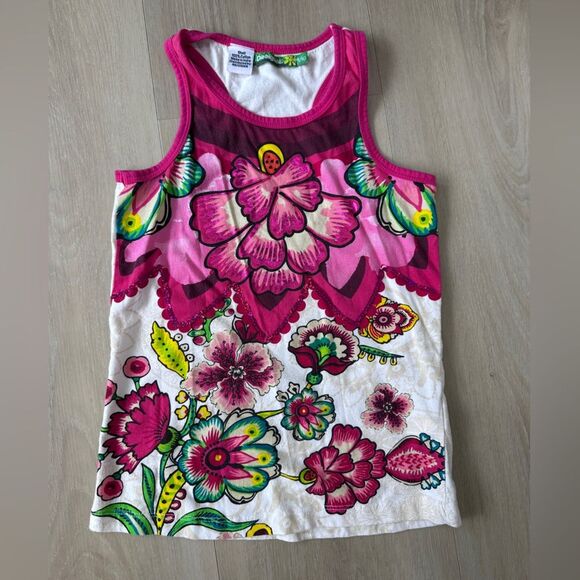 Desigual Other - Desigual Girls Racerback Tank Top, Size 9/10